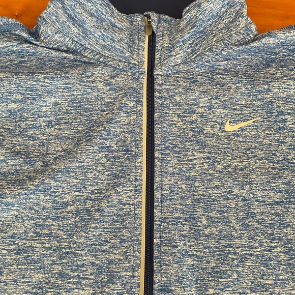 Nike Running Long Sleeve Heather Blue Dry Fit Quarter-Zip (Women’s Small) - Picture 2 of 8